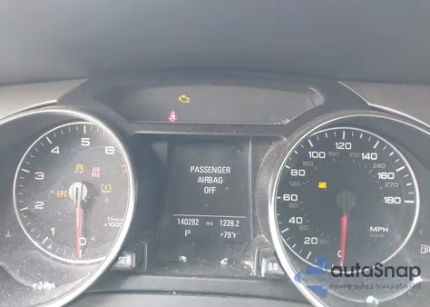 2012 Audi A5 2.0T Premium z USA, uszkodzony, nr VIN WAULFAFH2CN000780